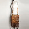 ADBGA252 American Darling Hair-On Cowhide Chaps Bag Hand Tooled Genuine Leather