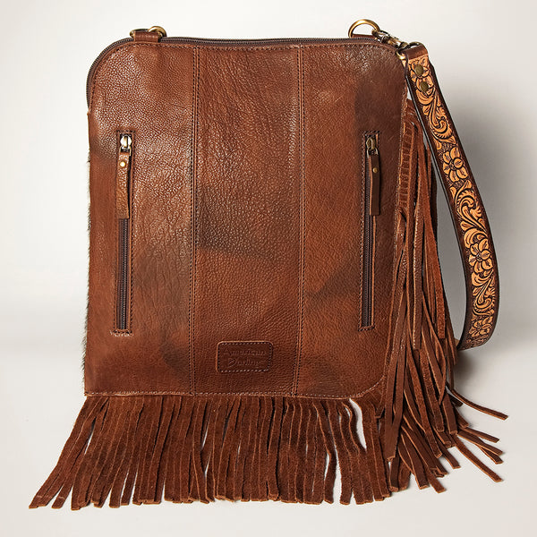 ADBGA252 American Darling Hair-On Cowhide Chaps Bag Hand Tooled Genuine Leather