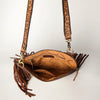 ADBGA252 American Darling Hair-On Cowhide Chaps Bag Hand Tooled Genuine Leather