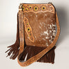 ADBGA252 American Darling Hair-On Cowhide Chaps Bag Hand Tooled Genuine Leather