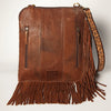 ADBGA252 American Darling Hair-On Cowhide Chaps Bag Hand Tooled Genuine Leather