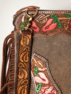 ADBGA252 American Darling Hair-On Cowhide Chaps Bag Hand Tooled Genuine Leather