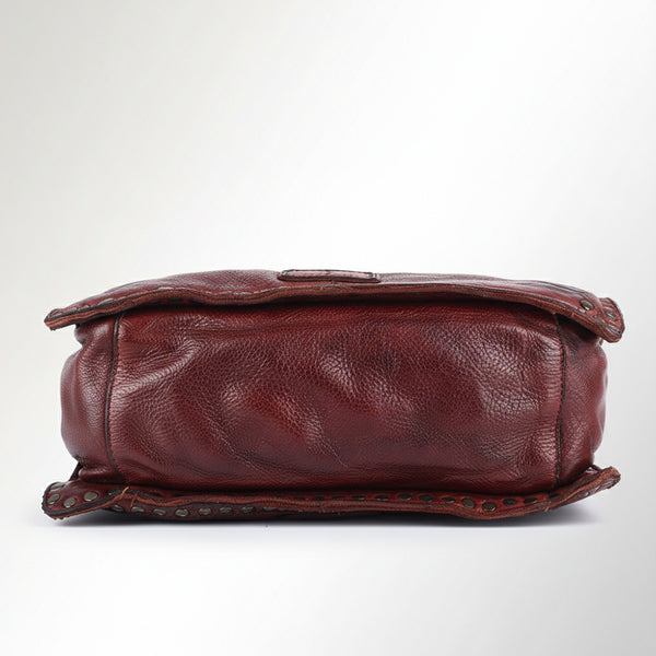SWC133 Signature Rivet-Trim Tote Bag