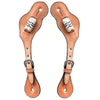 BER252-Western American Leather Spur Strap