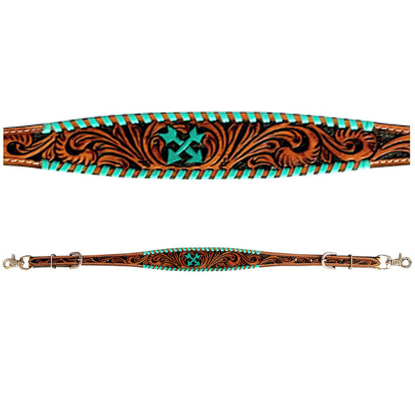 BER258-Western Leather Wither Straps