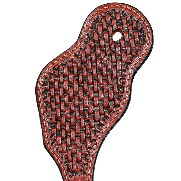 BER264-Western American Leather Spur Strap