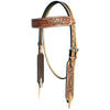BER265-Western Leather Headstall