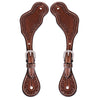 BER266-Western American Leather Spur Strap
