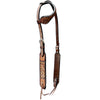 BER268-Western Leather One Ear Headstall