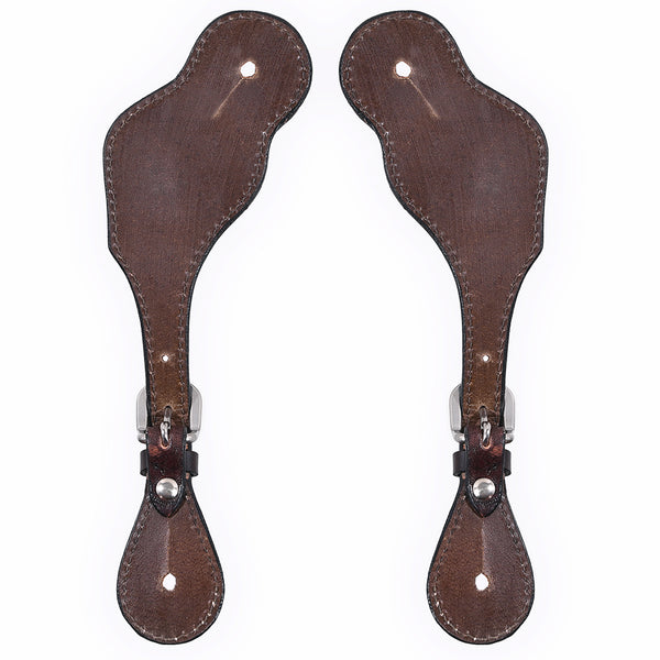 BER268-Western American Leather Spur Strap