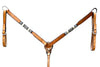 BER272-Western Leather Breast Collar