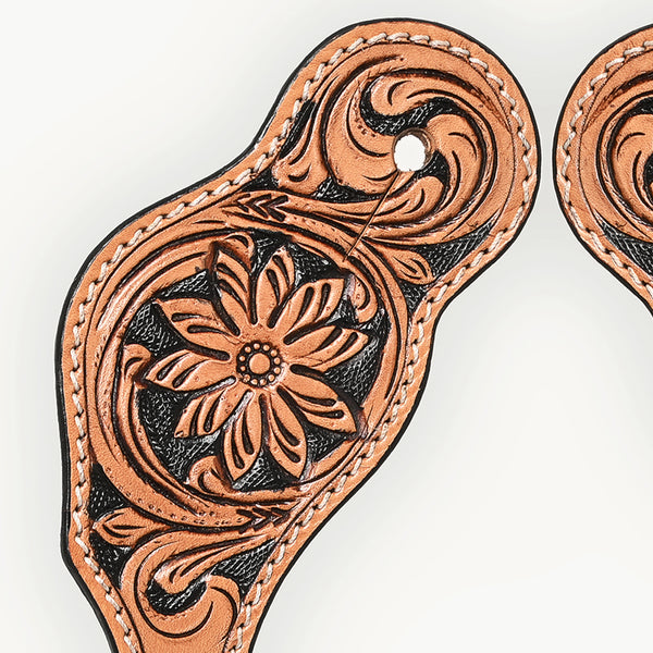 BER273-Western American Leather Spur Strap