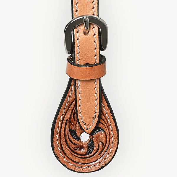 BER273-Western American Leather Spur Strap