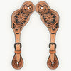 BER273-Western American Leather Spur Strap