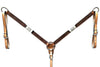 BER279-Western Leather Breast Collar