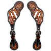 BER280-Western American Leather Spur Strap