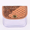 LC-ADBGL118 Clear Bag Genuine Western Leather Women Bag