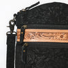 ADBG840 American Darling Western Cross body Bag - Hand Tooled Floral Carved Damascus Embossed Leather