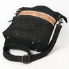 ADBG840 American Darling Western Cross body Bag - Hand Tooled Floral Carved Damascus Embossed Leather