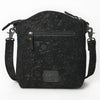ADBG840 American Darling Western Cross body Bag - Hand Tooled Floral Carved Damascus Embossed Leather