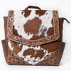 ADBG845 American Darling Handcrafted Hair-On Cowhide Western Leather Backpack