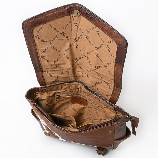 LC-ADBG845 Backpack Hair On Genuine Western Leather Women Bag