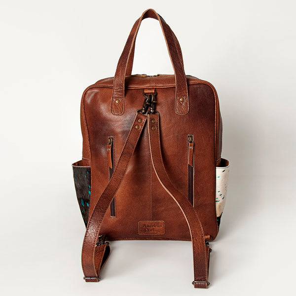 ADBG849 American Darling Handcrafted Hair-On Cowhide & Tooled Leather Western Backpack