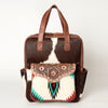 ADBG849 American Darling Handcrafted Hair-On Cowhide & Tooled Leather Western Backpack