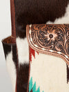 ADBG849 American Darling Handcrafted Hair-On Cowhide & Tooled Leather Western Backpack