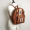 ADBG853 American Darling Hand Woven Saddle Blanket & Leather Western Backpack