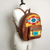 ADBG853 American Darling Hand Woven Saddle Blanket & Leather Western Backpack