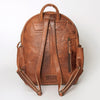 ADBG853 American Darling Hand Woven Saddle Blanket & Leather Western Backpack