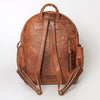 ADBG853 American Darling Hand Woven Saddle Blanket & Leather Western Backpack