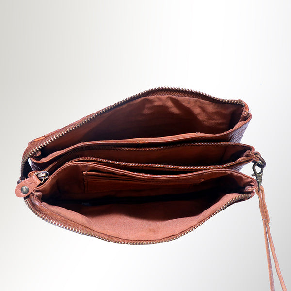 LC-NMBGM122 Clutch Genuine Leather women bag western Bag