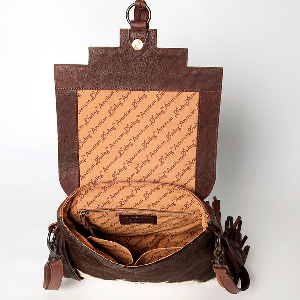 LC-ADBGZ617B Messenger Genuine Western Leather Women Bag