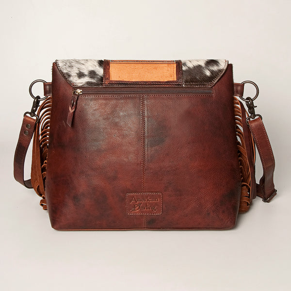 LC-ADBGZ619 Crossbody Hair-On Genuine Western Leather Women Bag