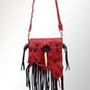 ADBGM256 Stunning Handcrafted Leather Fringe Crossbody with Braided Strap