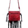 ADBGM256 Stunning Handcrafted Leather Fringe Crossbody with Braided Strap