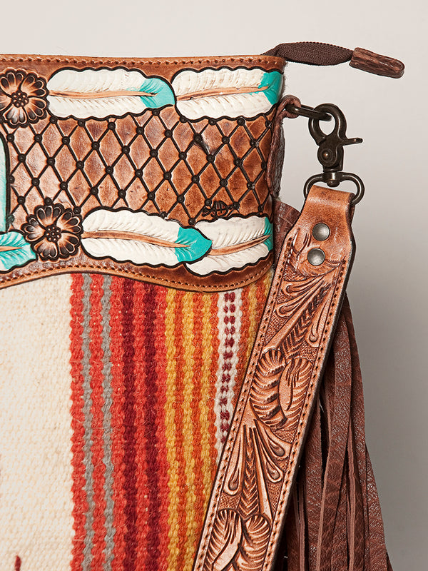 LC-ADBGZ365B Crossbody Genuine Western Leather Women Bag