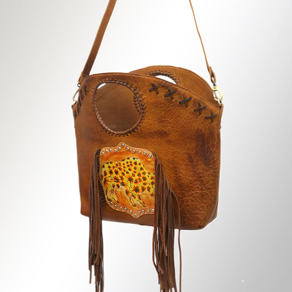 ADBGM257 Bucket Genuine Western Leather Women Bag