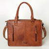 ADBG230 American Darling Western Tote Bag - Handcrafted Hair-On Cowhide & Hand-Tooled Leather