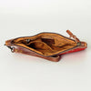 ADBG344 American Darling Genuine Hair On Hide Pattern Leather Western Wristlet