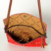 ADBGS178Genuine Hair-on Hide Leather Envelope Bag with Fringe Tassels and Adjustable Strap