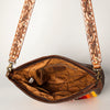 ADBGA255 American Darling Western Tooled Leather & Southwestern Serape Messenger Bag