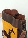 ADBG624 American Darling Hand Tooled Floral & Saddle Blanket Western Messenger Bag