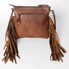 ADBG236 American Darling Western Cross body Bag Hand-Tooled Leather & Saddle Blanket