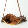 ADBG236 American Darling Handcrafted Western Cross body Bag with Saddle Blanket and Fringes