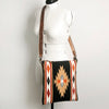 ADBG864 American Darling Hand Tooled & Hand Woven Saddle Blanket Large Cross body Bag