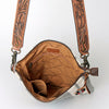ADBG864 American Darling Hand Tooled & Hand Woven Saddle Blanket Large Cross body Bag