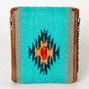 ADBG825D American Darling Southwestern Saddle Blanket Mini Crossbody with Turquoise Concho
